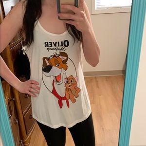 DISNEY OLIVER AND COMPANY TANK TOP